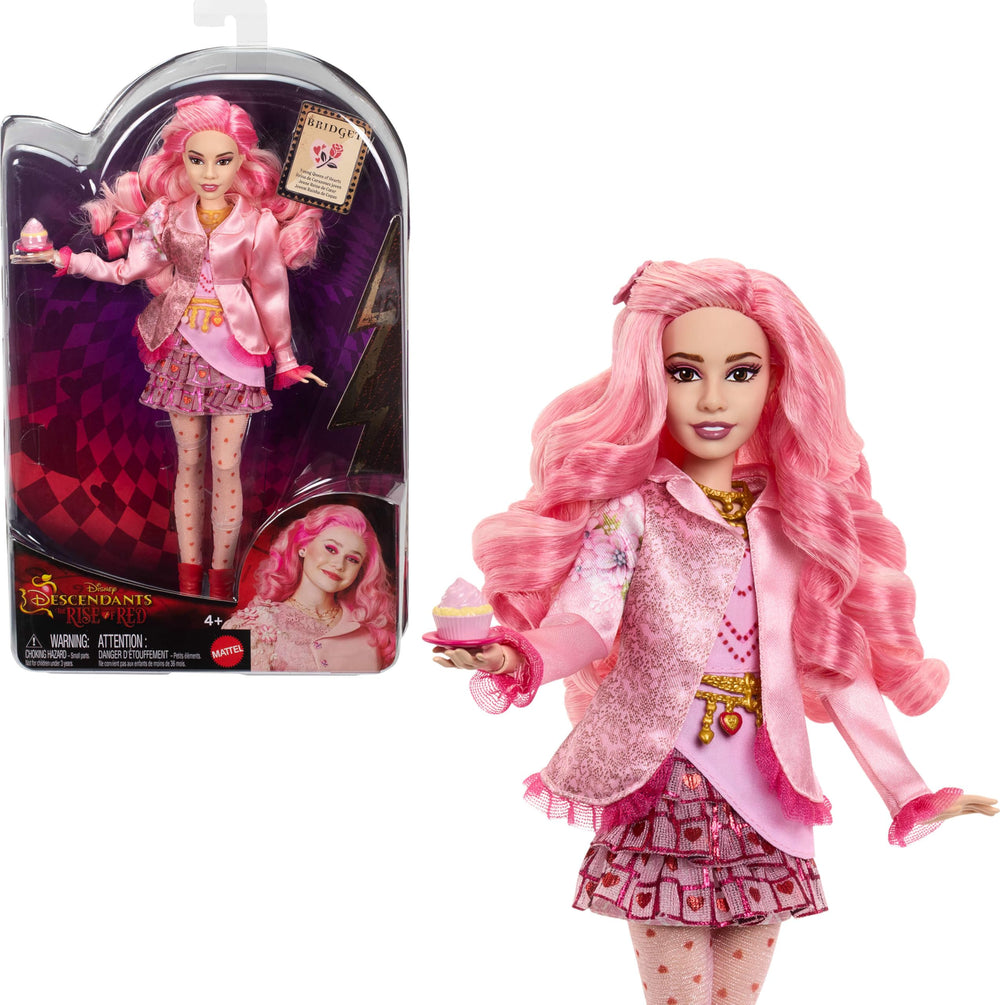 Mattel Bridget doll from Disney Descendants Rise of Red, ideal for display and gifting
