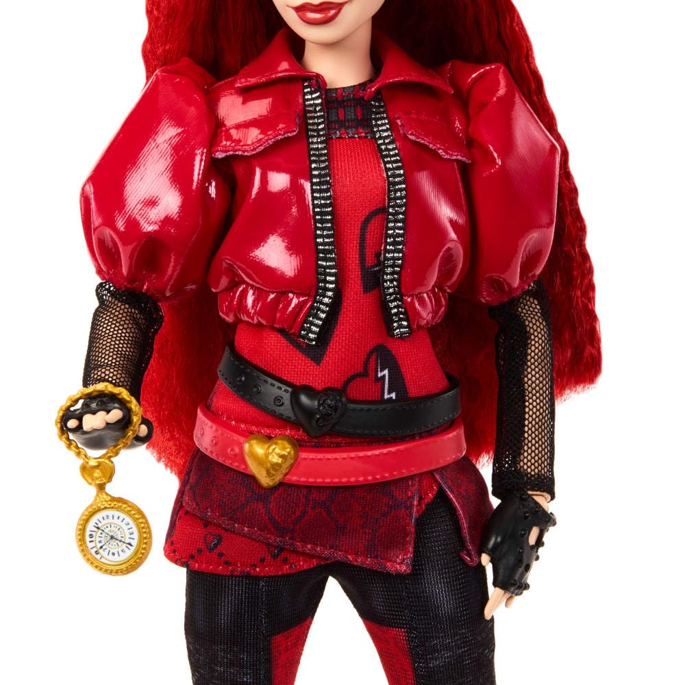 Mattel Rise of Red doll pocket watch, prop for time-travel storytelling and play