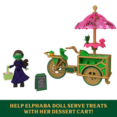 Mattel dessert cart shelves keep treats organized during pretend meals