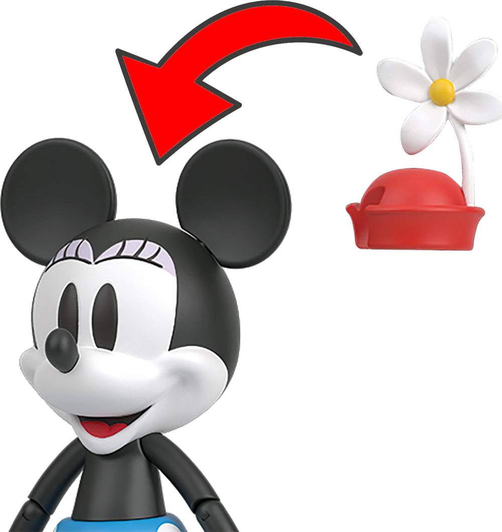 Mattel Disney 100 removable Minnie hat and outfit details