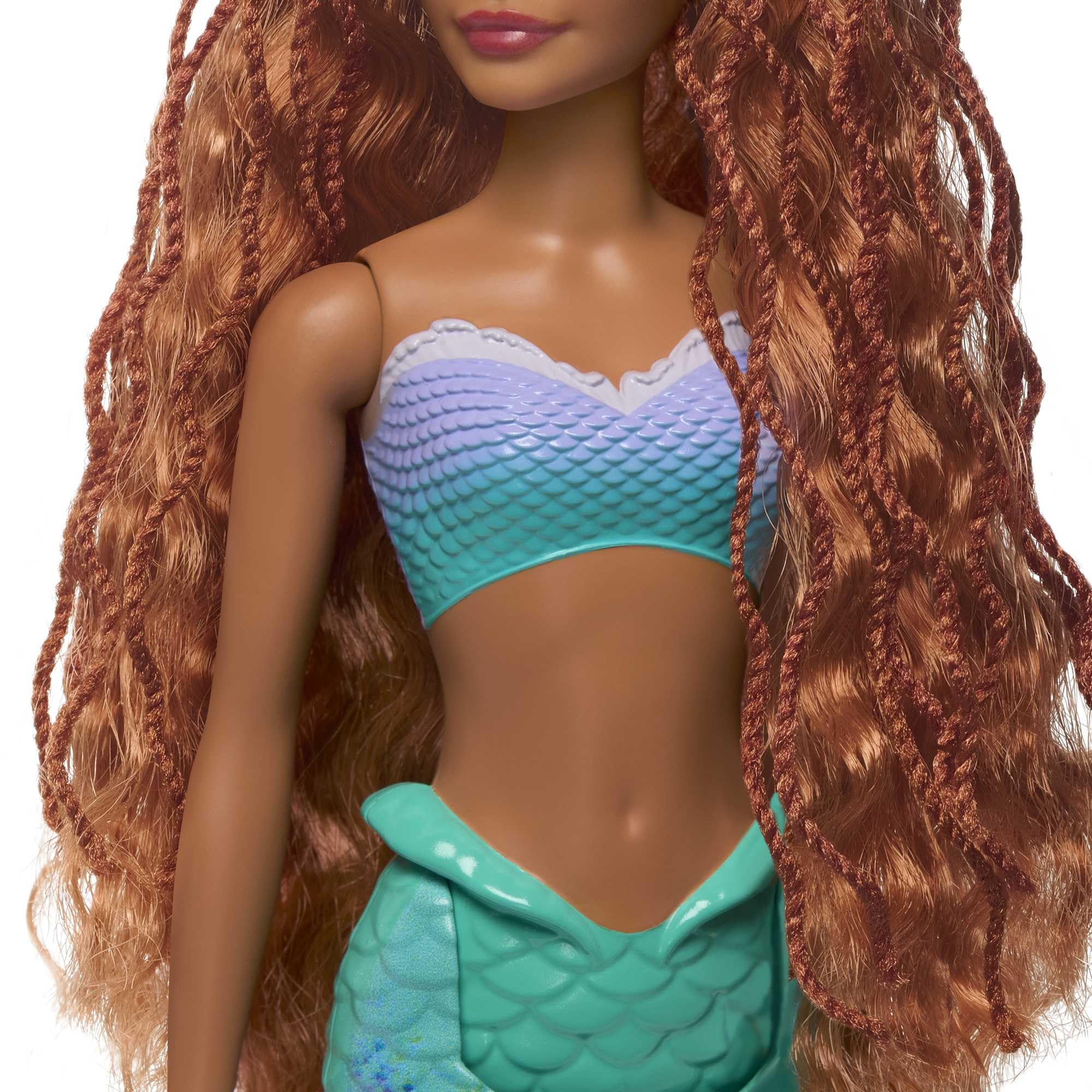 Posable Ariel doll supports dynamic movie moments