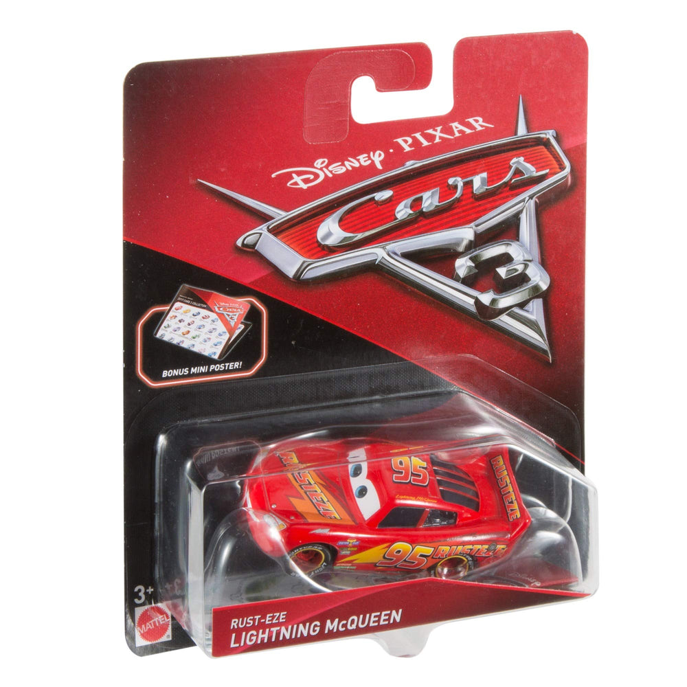 Mattel Lightning McQueen die-cast ready for action on the track with durable build