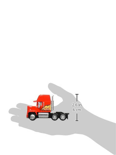 Mattel Disney Cars Deluxe Mack rear view shows durable die-cast construction