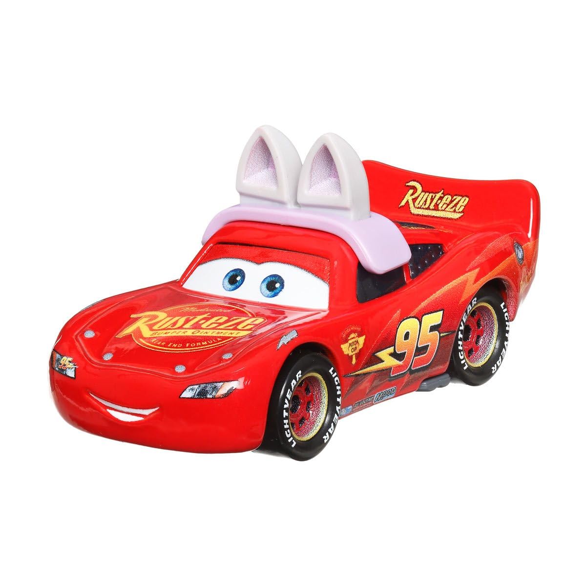 Mattel Disney Cars Easter Buggy Lightning McQueen 1:55 - detailed diecast for imaginative play