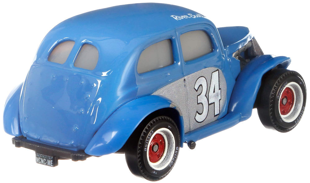 Mattel Disney Cars Heyday River Scott side view highlights dynamic design for mixed play and display