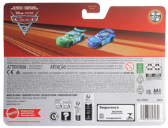 Mattel Disney Cars Lil Torquey Pistons 117 Spikey Fillups in racing pose for imaginative play.