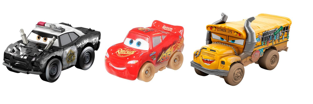 Mattel Disney Cars Minis 3-Pack fan favorites bring familiar details to play.