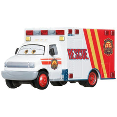Mattel Disney Cars 1:55 Morgan Martins ambulance from Radiator Springs ready for play or display