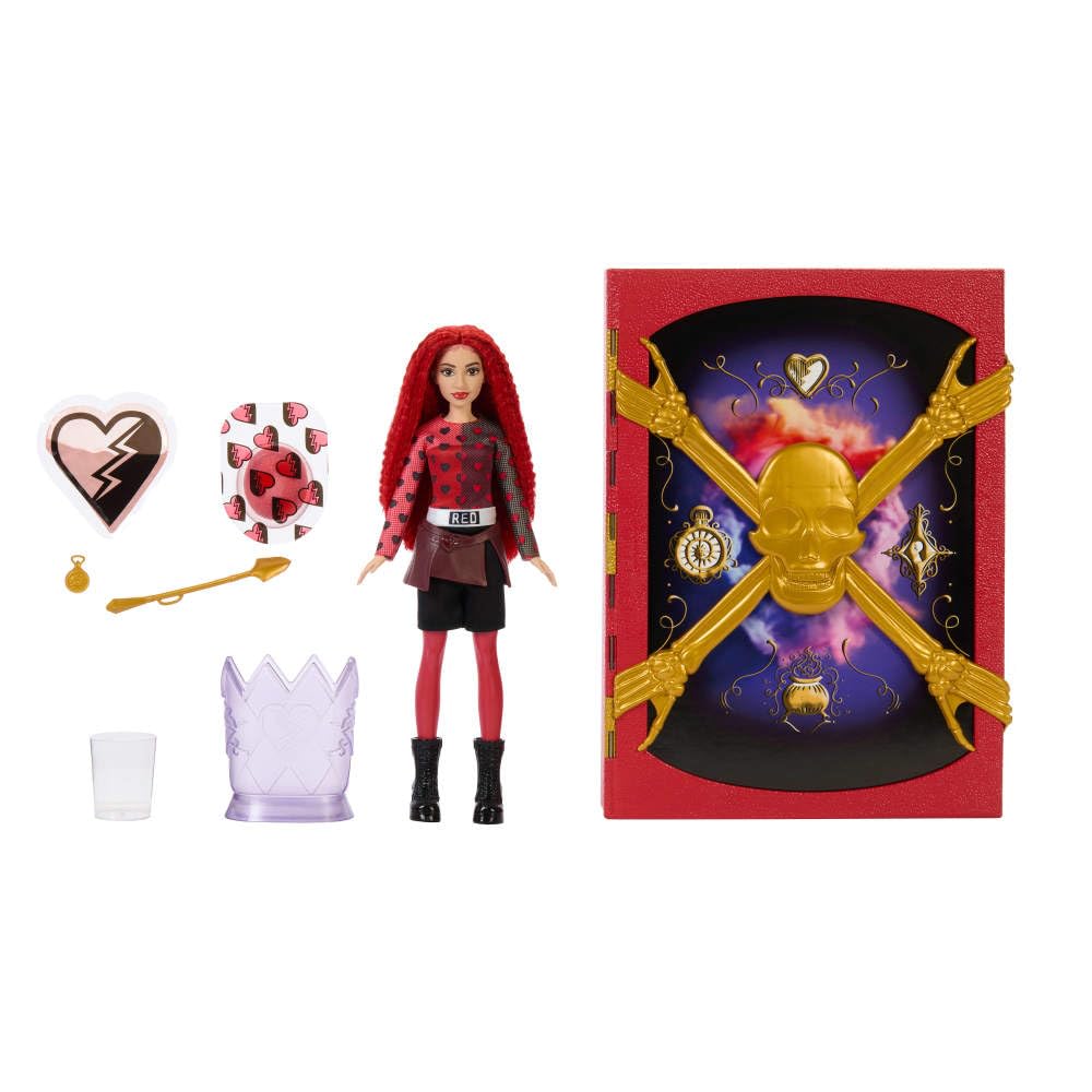 Mattel Disney Descendants Rise of Red fizz and slime action in playset
