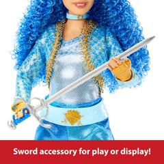Mattel Disney Descendants Rise of Red Chloe doll shimmering outfit detail