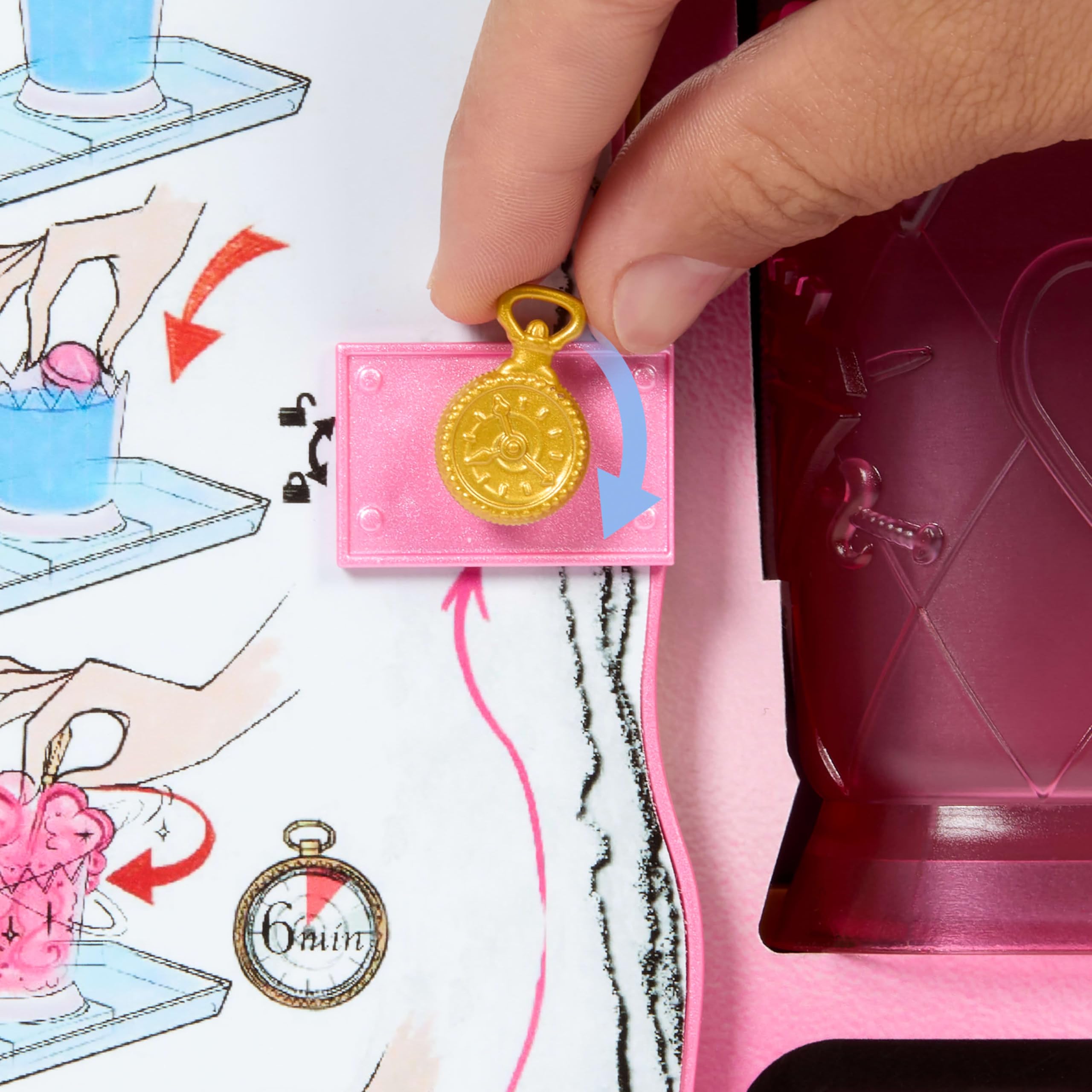 Mattel Disney Descendants Rise of Red door unlock feature reveals a surprise.