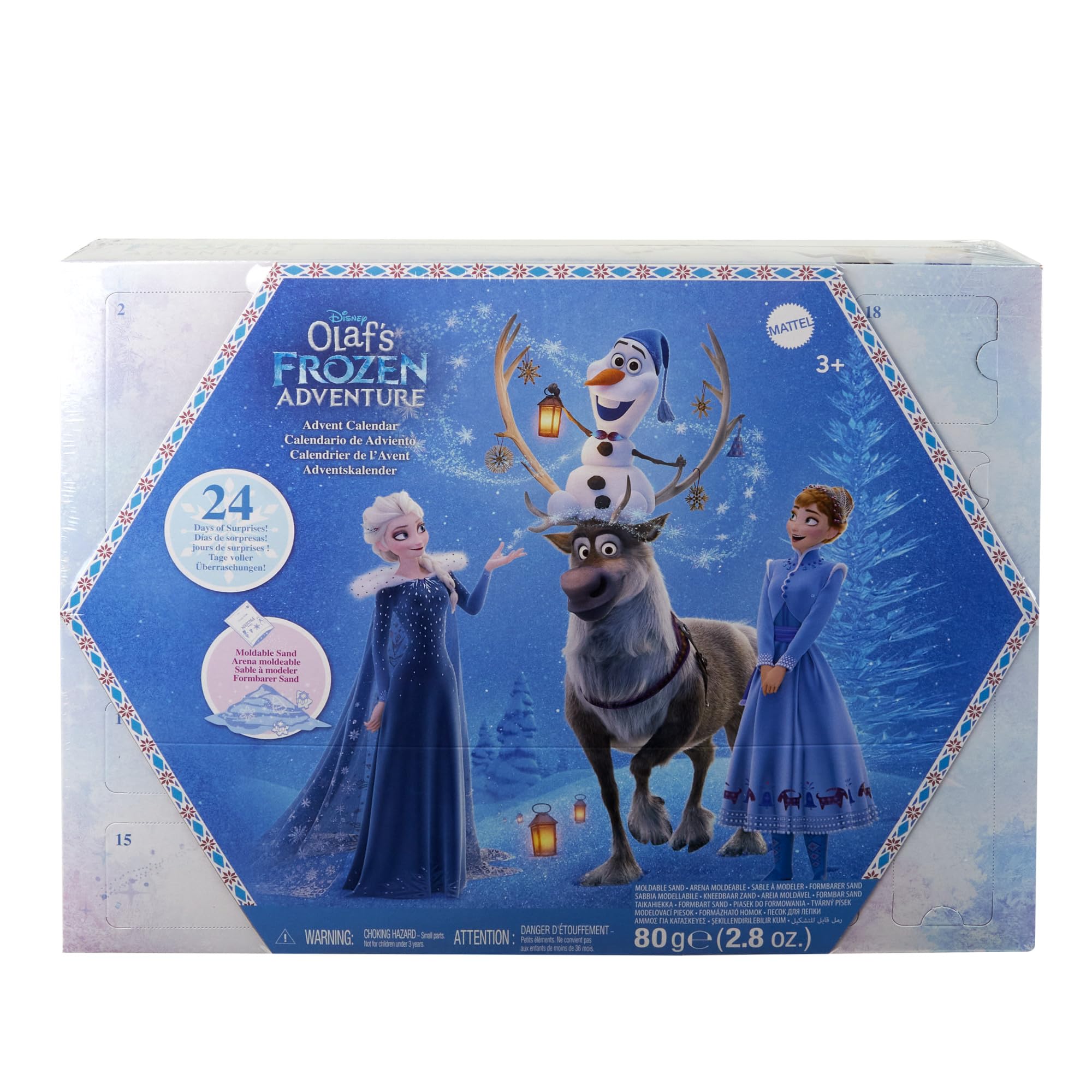 Mattel Disney Frozen Advent Calendar: 24 daily surprises spark ongoing storytelling.