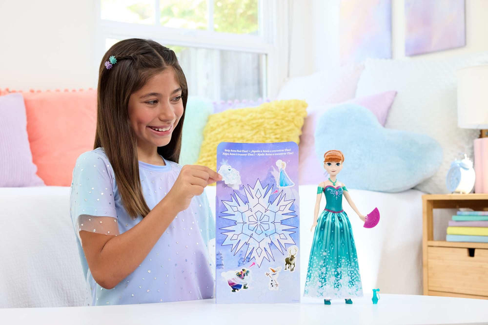 Mattel Disney Frozen Anna Spin & Reveal mystery bags unfold with 5 surprises