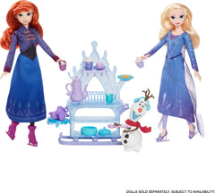 Olaf cookies plate for festive snack time play in Arendelle