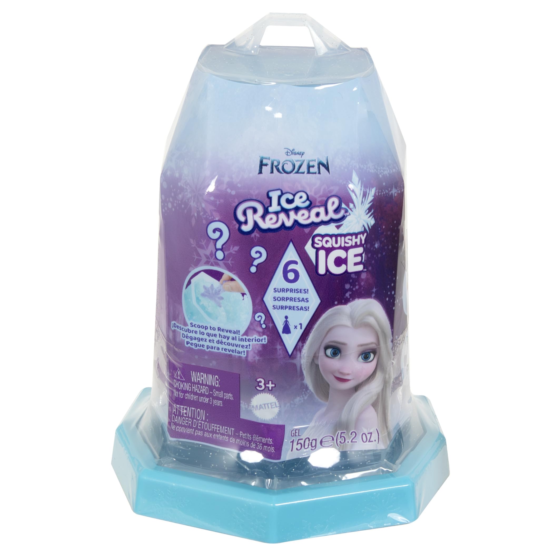 Mattel Disney Frozen doll and pieces displayed inside container for tidy storage
