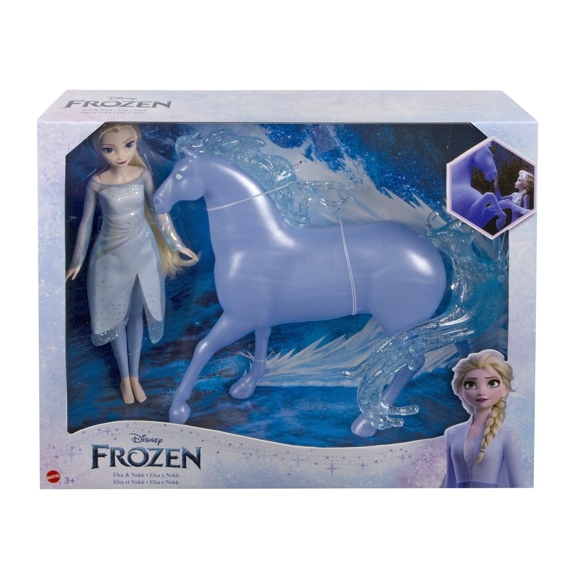 Mattel Elsa doll poseable for dynamic action poses