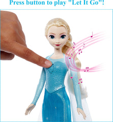 Mattel Elsa doll with removable cape adds dramatic play options
