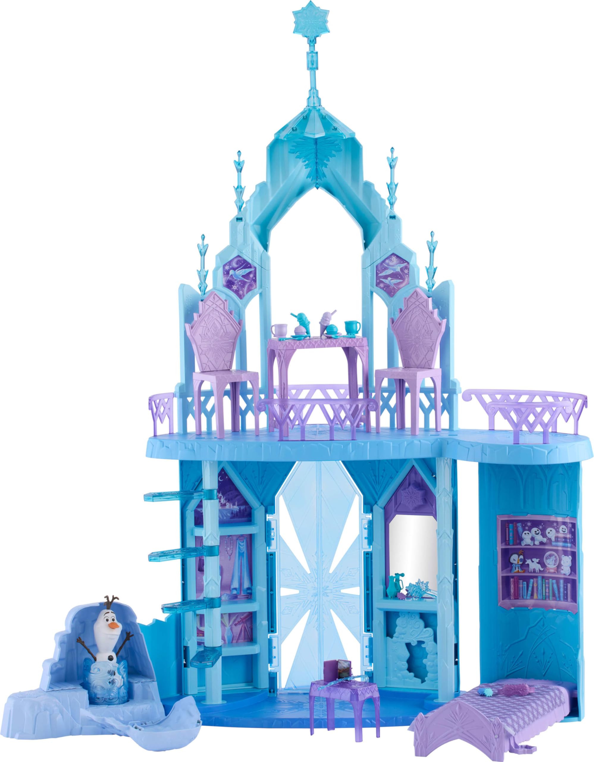 Mattel Disney Frozen Elsa Ice Palace bedroom invites cozy storytelling and secret moments
