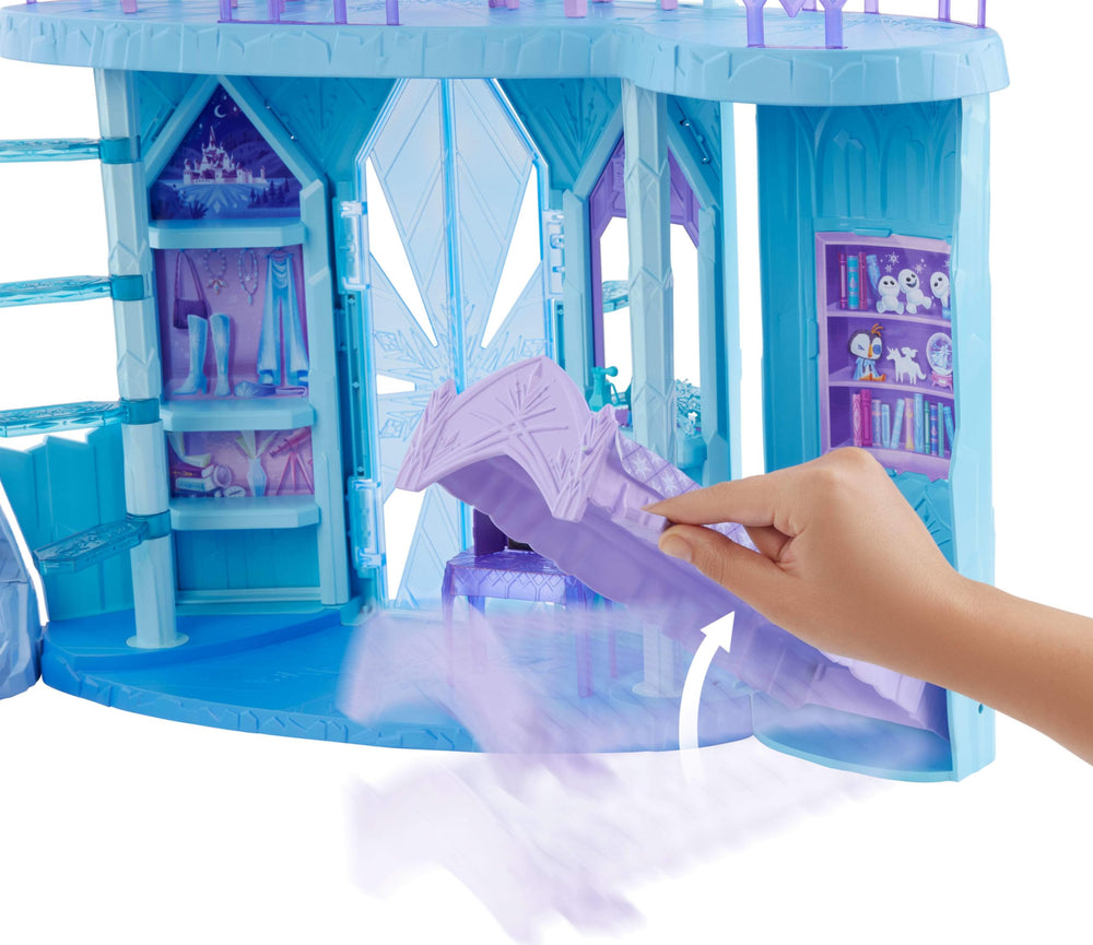 Mattel Disney Frozen Elsa Ice Palace dining area supports shared pretend meals
