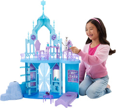 Mattel Disney Frozen Elsa Ice Palace tower invites imaginative play and towering adventures