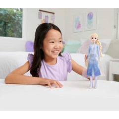 Mattel Elsa with side braid hair ideal for princess roleplay and storytelling.