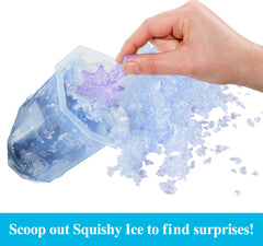 Mattel Disney Frozen Squishy Ice gel enhances tactile reveal playtime.
