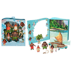 Mattel Disney Moana doll with an oar ready for ocean adventures.