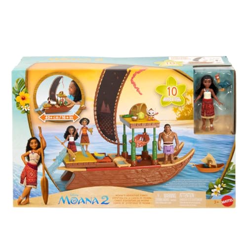 Bath-time play with the floating canoe accommodates water-loving storytelling.