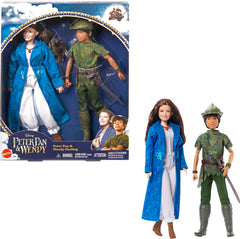 Mattel Disney Peter Pan doll poseable in signature tunic for imaginative adventures.