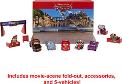 Mattel Cars 2 Finn McMissile figure for stealth racing scenes.