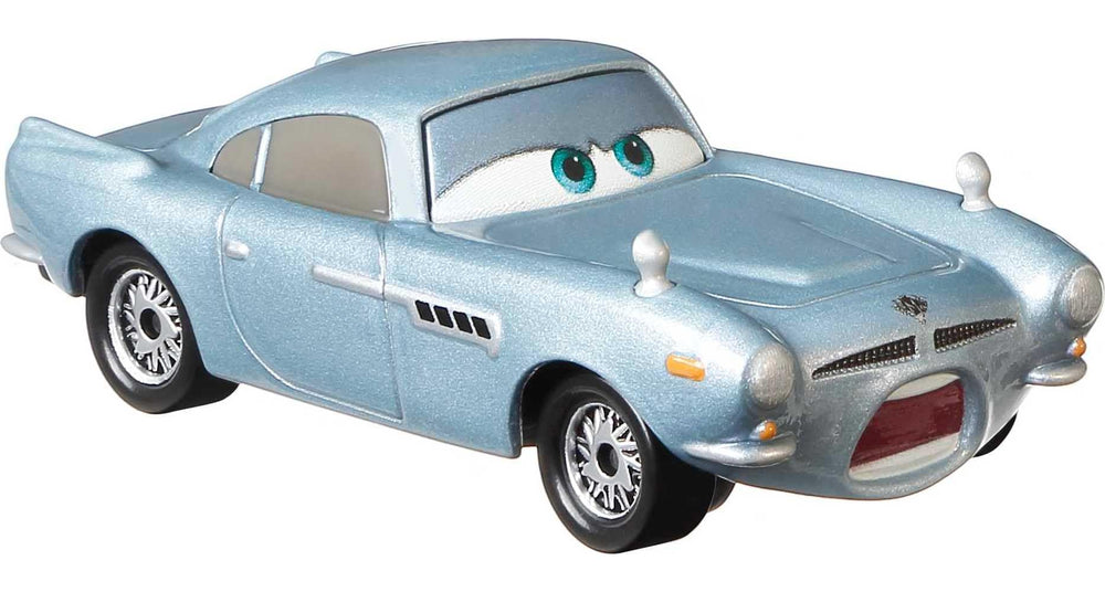Mattel Cars 2 Holley Shiftwell figure for hero moments and pretend racing.