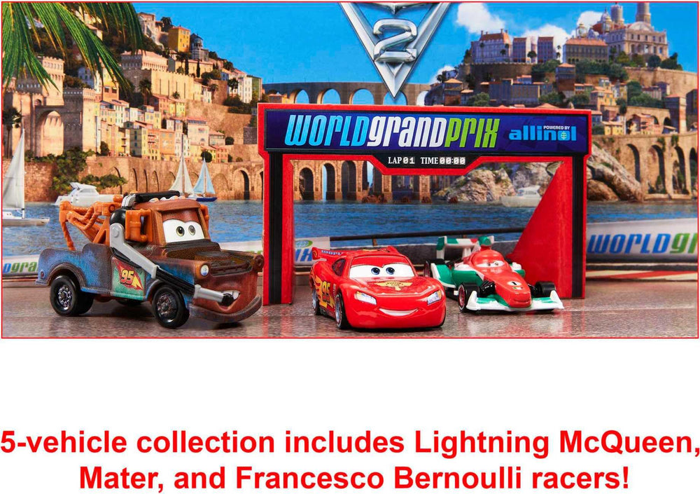 Mattel Cars 2 Mater figure ideal for imaginative racing adventures.