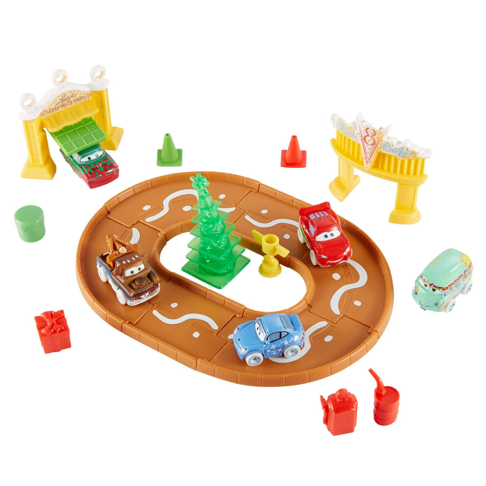 Lightning McQueen and friends featured in the Mattel Disney Cars Advent Calendar for storytelling.