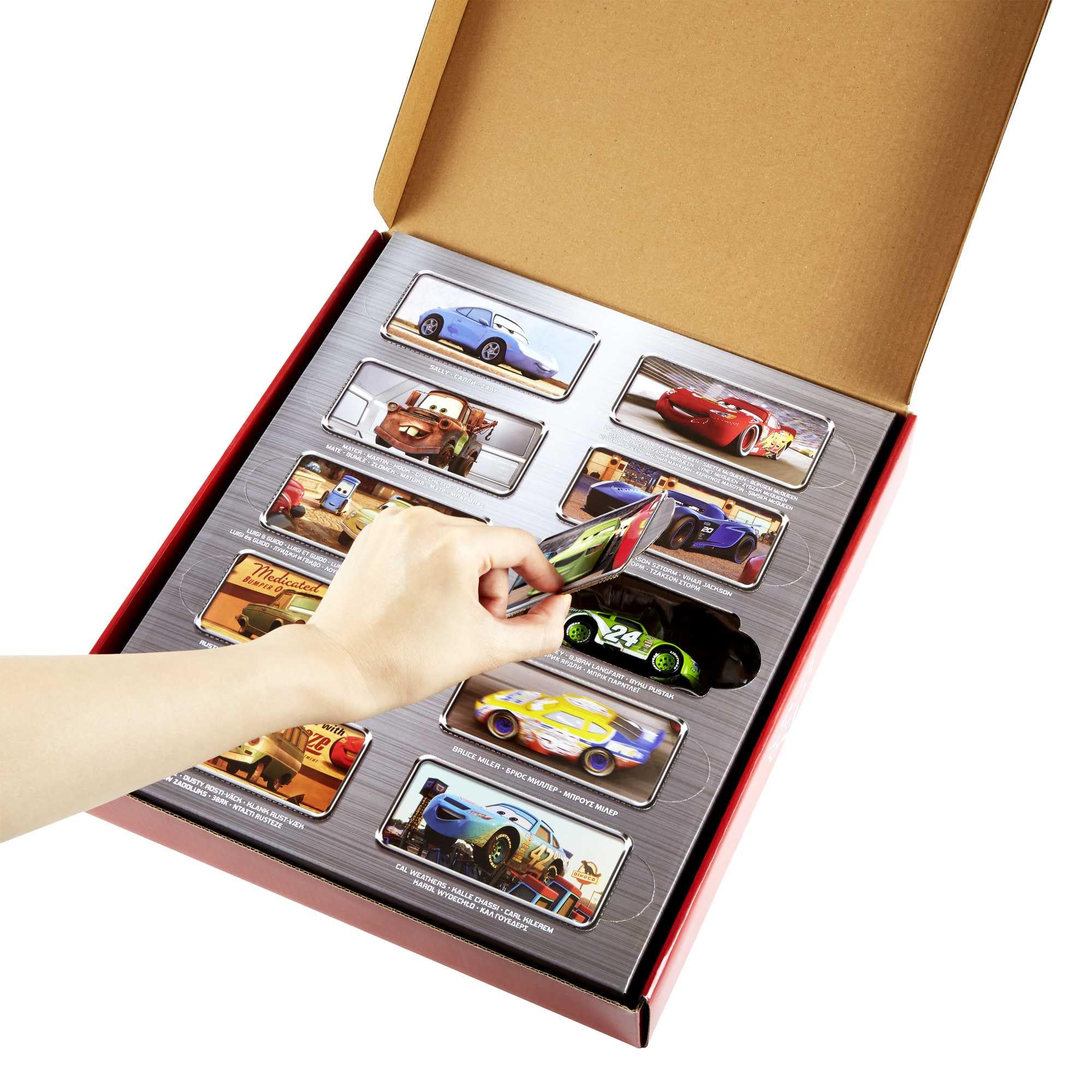 Mattel Disney Pixar Cars Collectible 10-pack display for fans