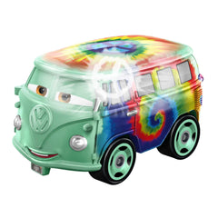 Collectors will enjoy displaying Mattel Disney Cars mini vehicles with authentic accents.