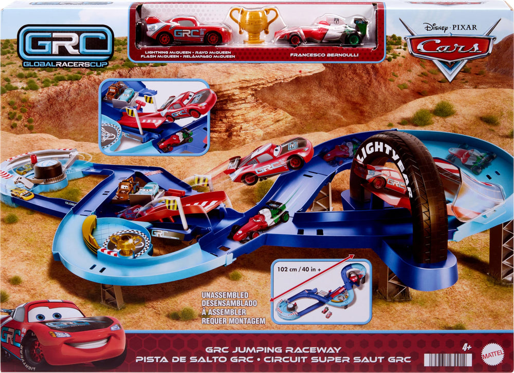 Two cars included, ready to race right out of the box