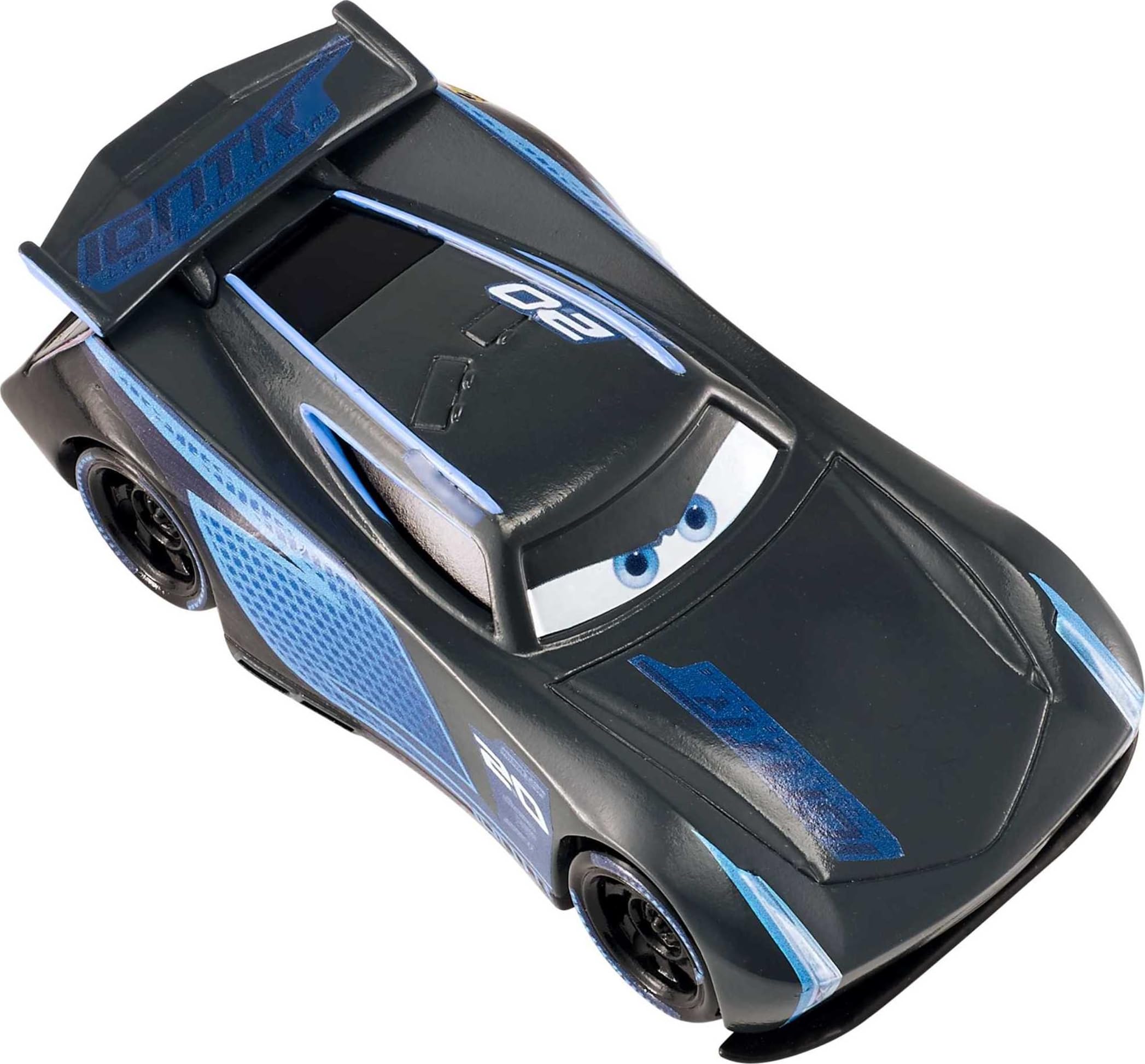 Mattel Disney Pixar Cars Jackson Storm die-cast, detailed paint highlights character personality.