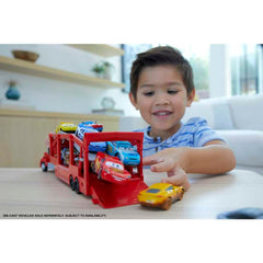 Ideal for kids’ Cars play with a roomy transport and ramp action.