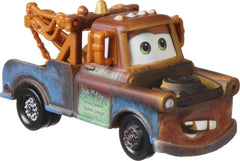 Mattel Disney Pixar Cars Mater diecast side view for imaginative play and display.