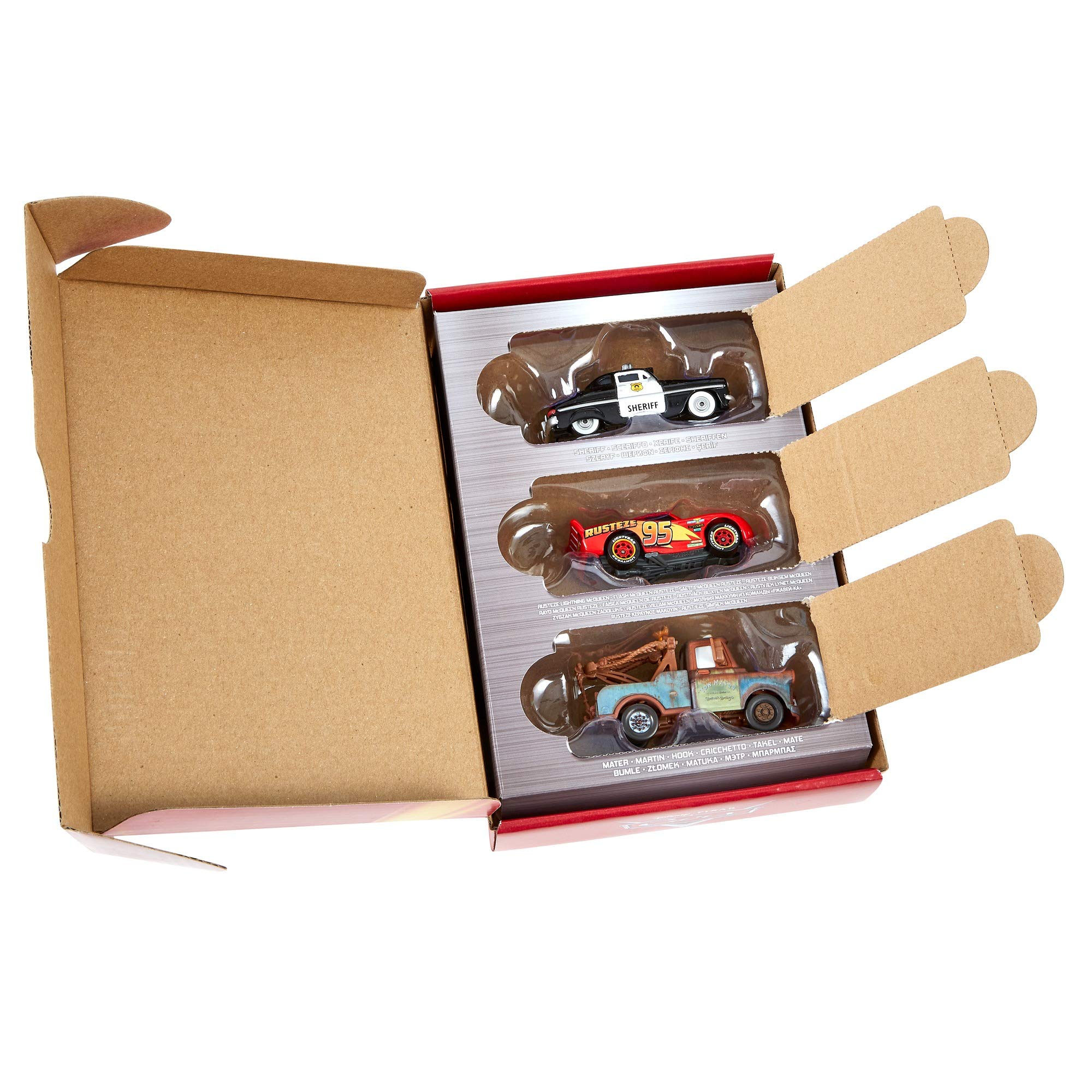 Gift-ready packaging and collectible Cars display potential