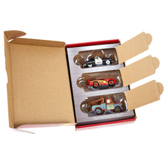 Gift-ready packaging and collectible Cars display potential