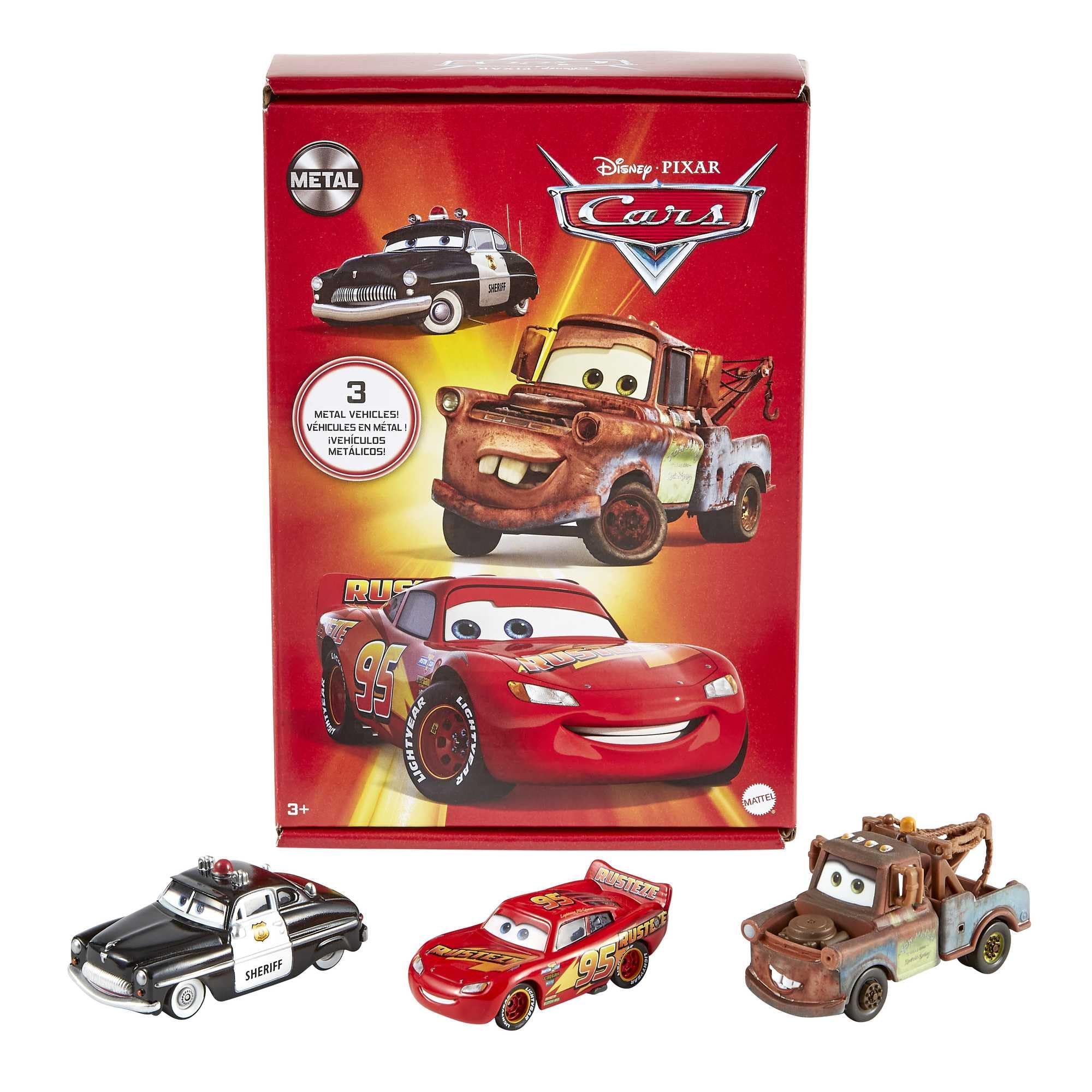 Mattel Lightning McQueen 1:55 die-cast car for push-around play