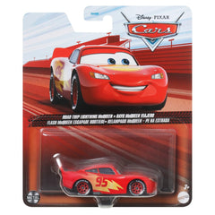 Mattel Disney Pixar Cars Road Trip Lighting McQueen in-hand feel invites collectability.