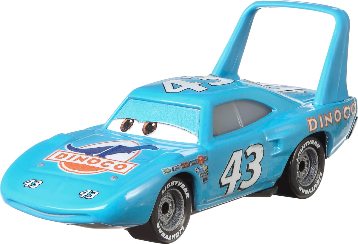 Mattel Disney Pixar Cars The King 1:55-scale die-cast car for play and display.
