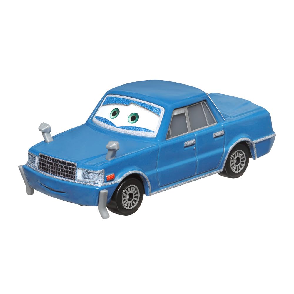 Mattel Disney Pixar Cars Toon Tokyo Mater Ito San Diecast front view, ideal for display and collection