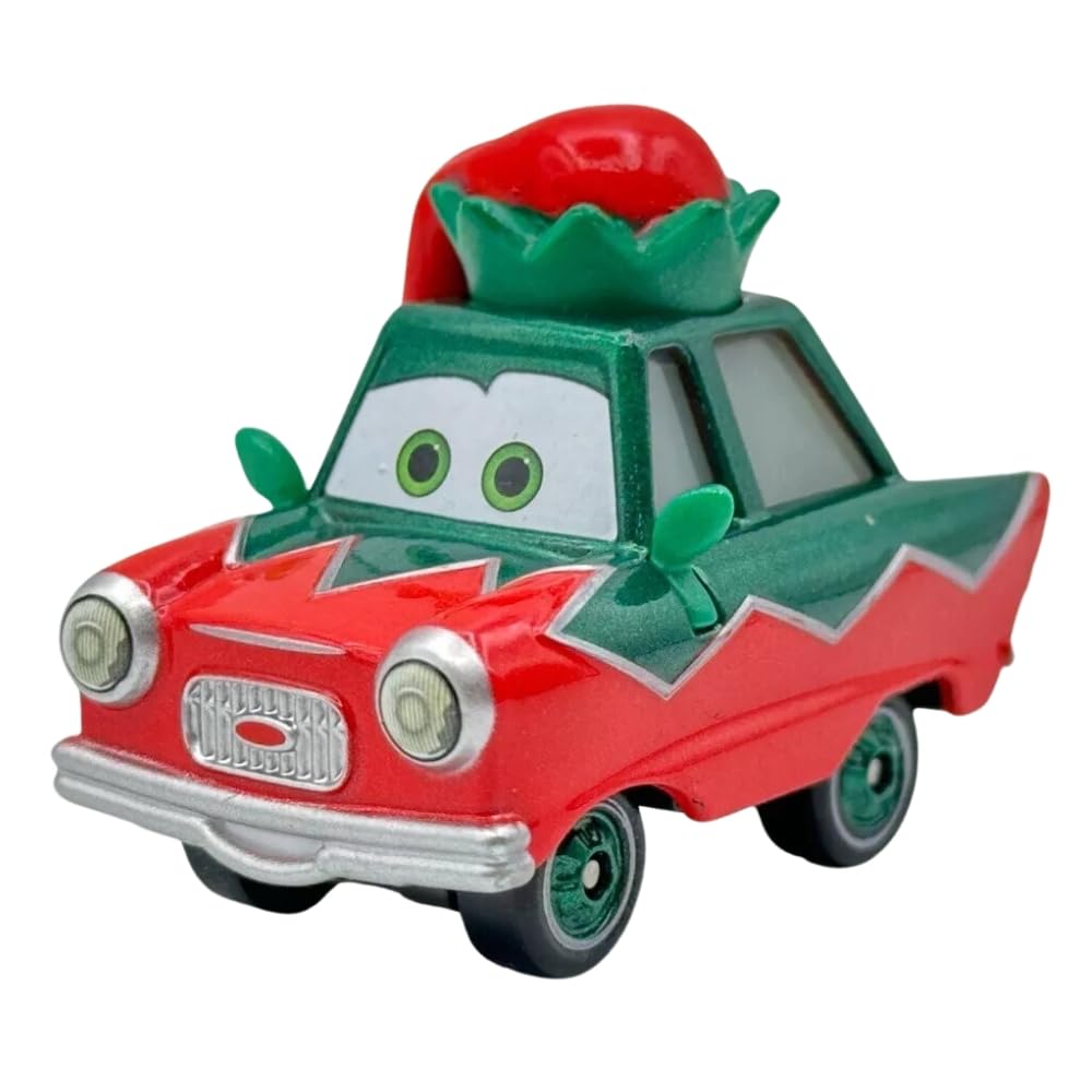 Close-up of Clutch Kringle detailing on a 1:55 scale diecast car for collectors