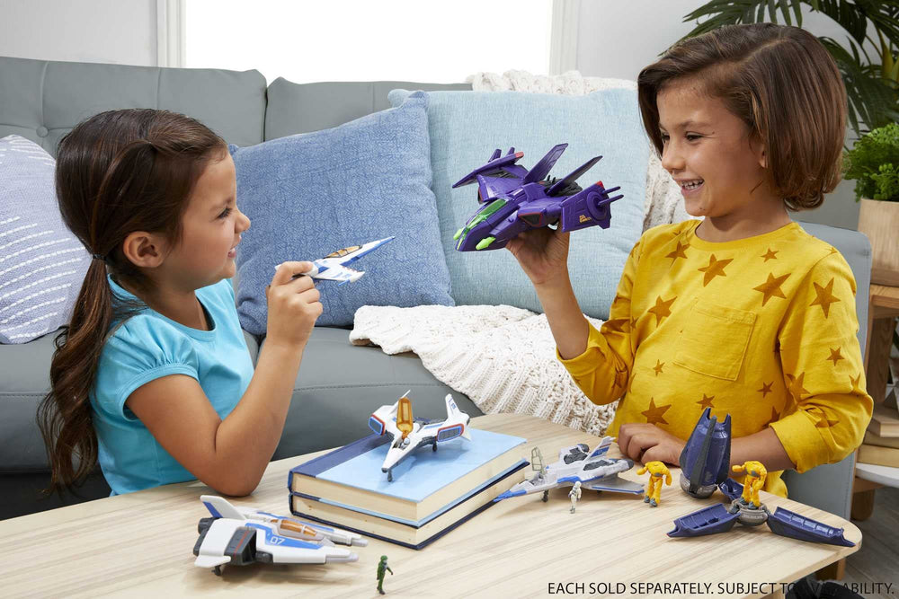 Mattel Lightyear Hyperspeed Zurg Fighter Ship cockpit shot for interactive piloting