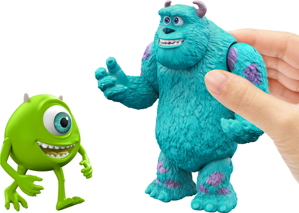 Mattel Monsters, Inc. Storyteller 3-pack display image for storytelling adventures.