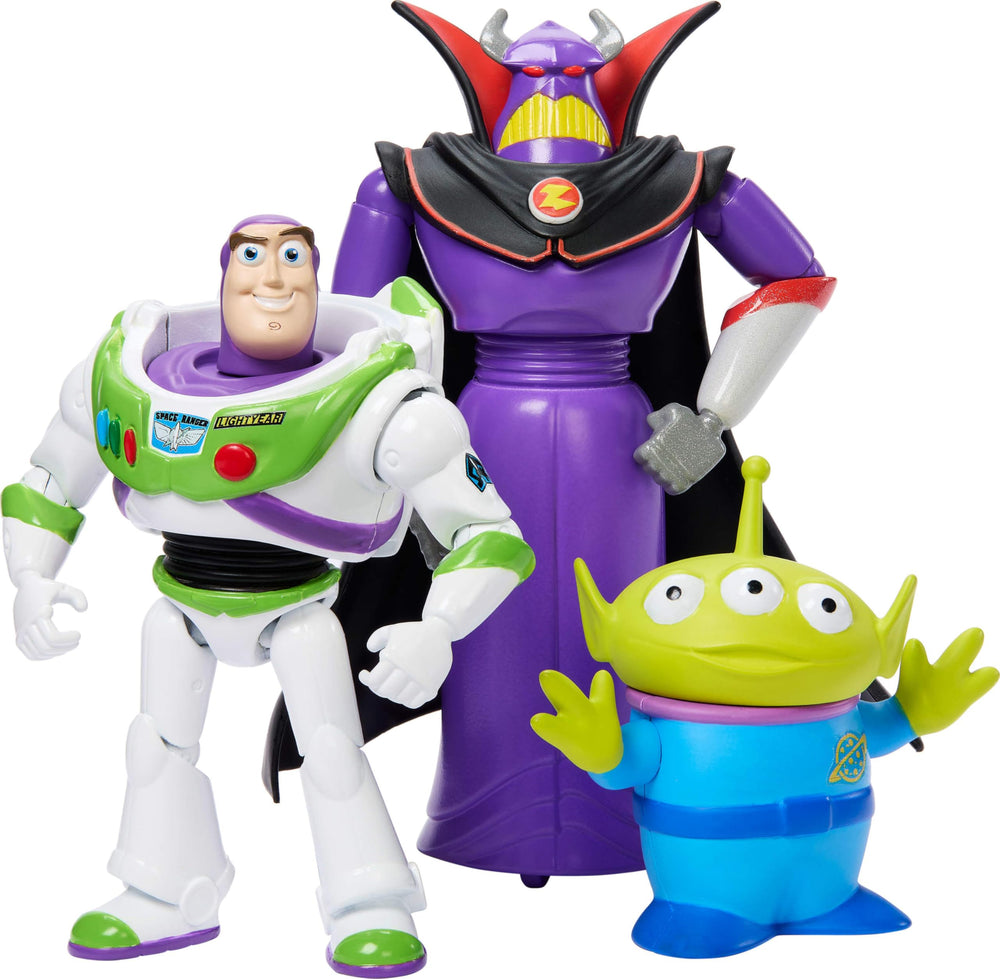 Mattel Pixar Alien figure, perfect for playful space scenes and creative storytelling.