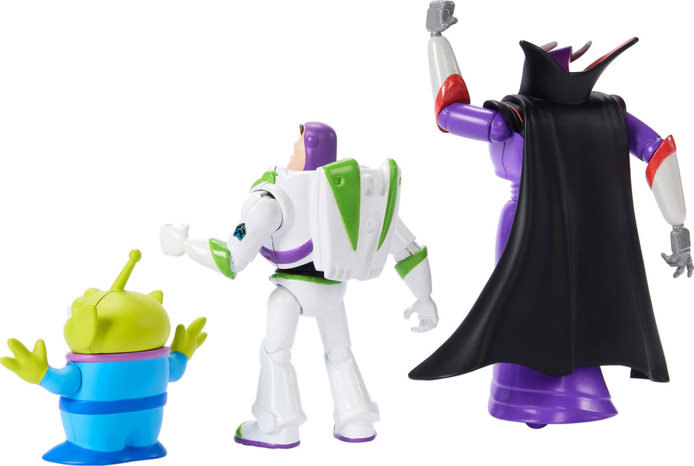 Mattel Zurg pose from Storytellers pack enhances battle-ready display and storytelling.